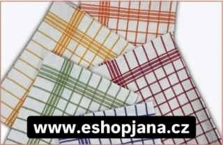 Utěrka kuchyňská bavlněná MONA 220g/m2. Cena: 32 Kč . VYSOKÁ savost....