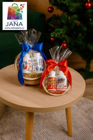 Dárkové balení zakoupíte již od 259.-Kč. Obdarujte své blízké dárkovým košíkem plným prémiových vitamínů a doplňků stravy,...