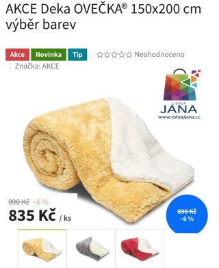 Deka OVEČKA - 835.-Kč https://www.eshopjana.cz/akce-deka-ovecka-150x200-cm-vyber-barev/ #ponozky #povleceni #rucnik...