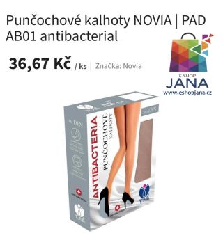 Punčochové kalhoty AB01 antibacterial - 36,67Kč...